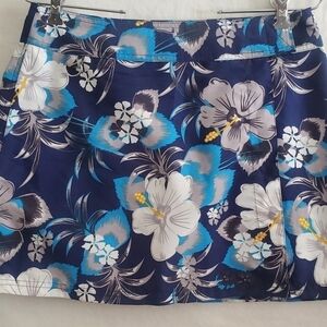 Bw Sport Board Skirt Blue Hawaiin Print Beach Surf Swim Pool (8)